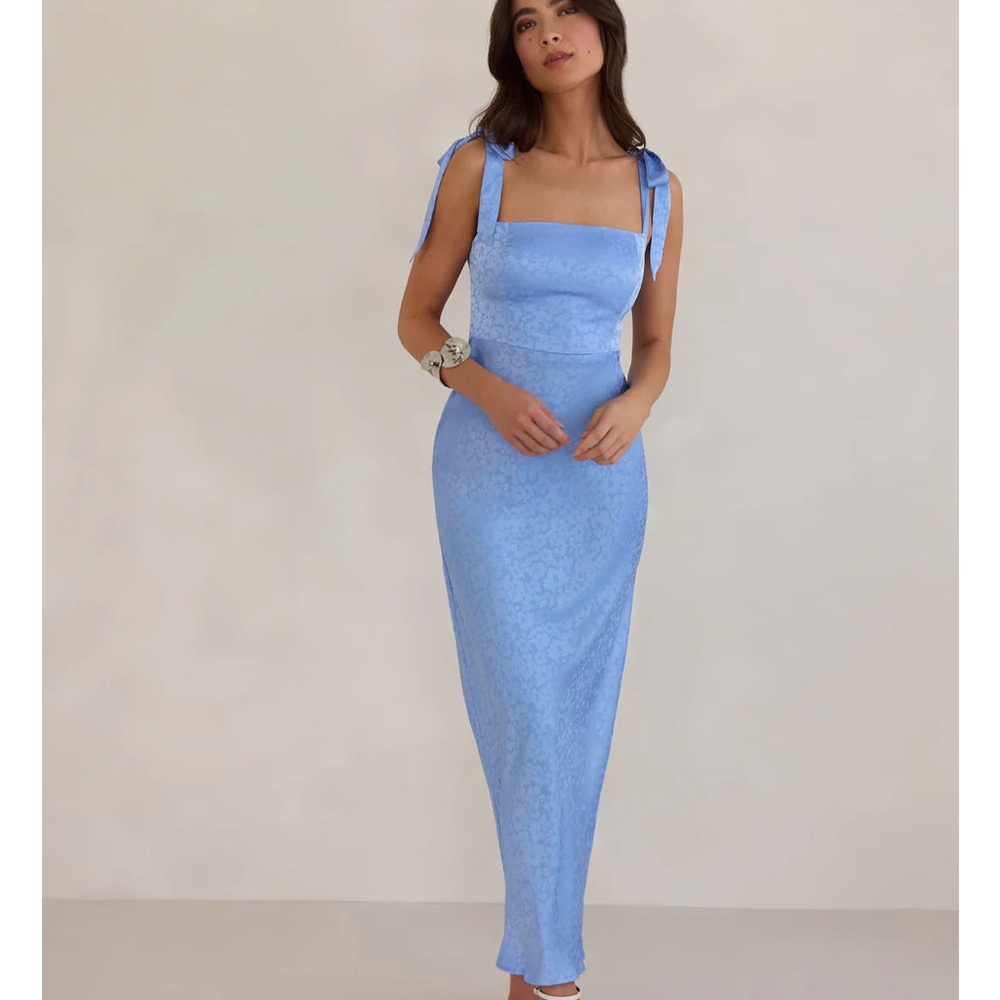 Park & Fifth Light Blue Midi Dress